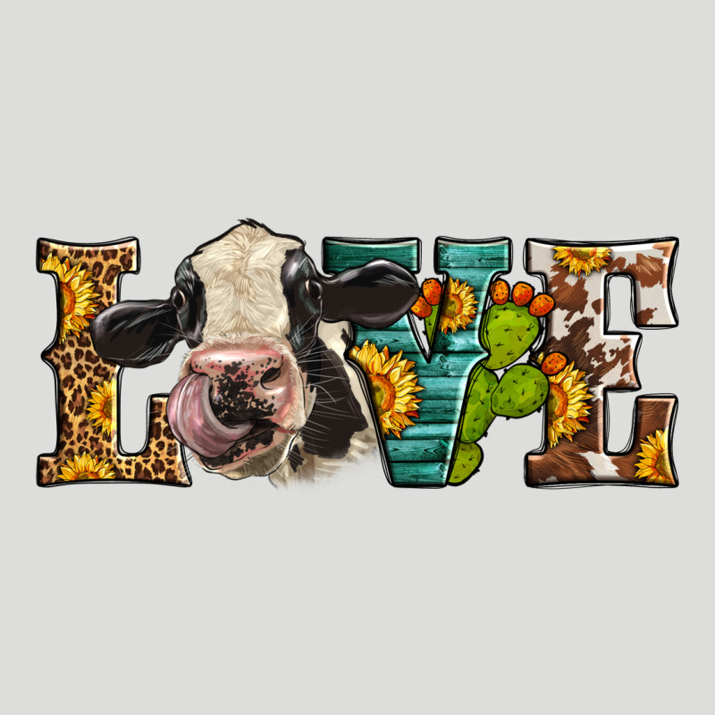 Western Love Holstein Cow Zipper Hoodie by LillyAllenDesigns | Teevron