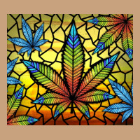 Stained Glass Weed Vintage Tee | Teevron