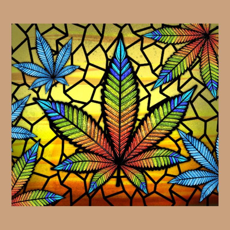 Stained Glass Weed Vintage Tee by TumblerDesignByShophia | Teevron