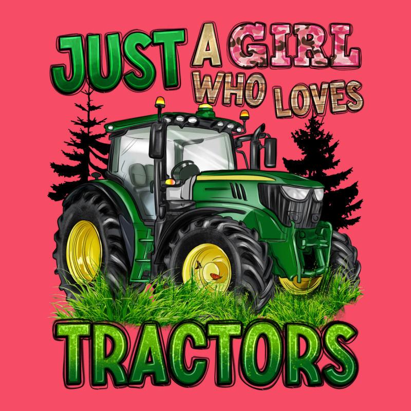 Just A Girl Who Loves Tractors Premium Sweatshirt by BarkalooDesign | Teevron