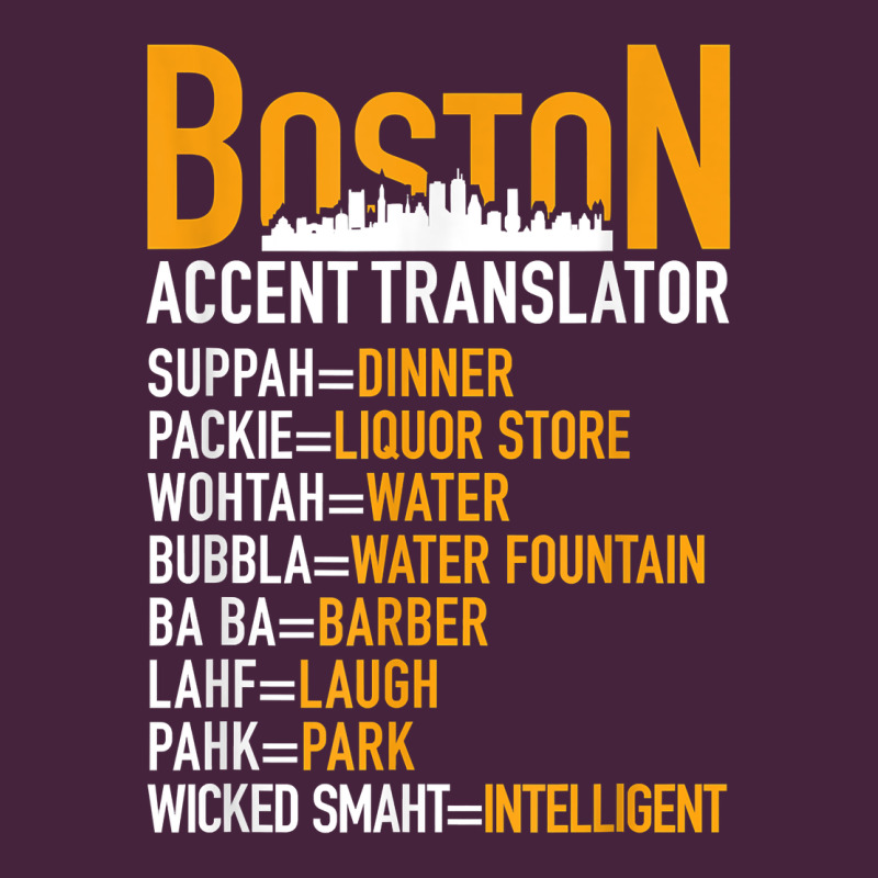Wicked Smaht Boston Accent Translator Bostonians Gifts Shirt Classic Tee by FloraArt | Teevron