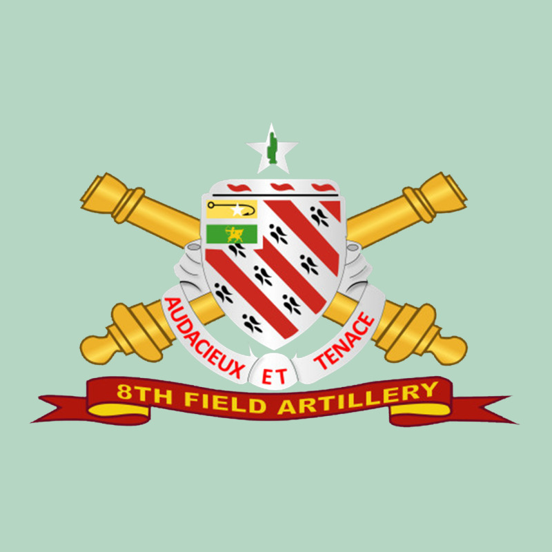 8th Field Artillery W Br   Ribbon 8th Field Artillery W Br Ribbon Classic Tee by ArtMosaic | Teevron
