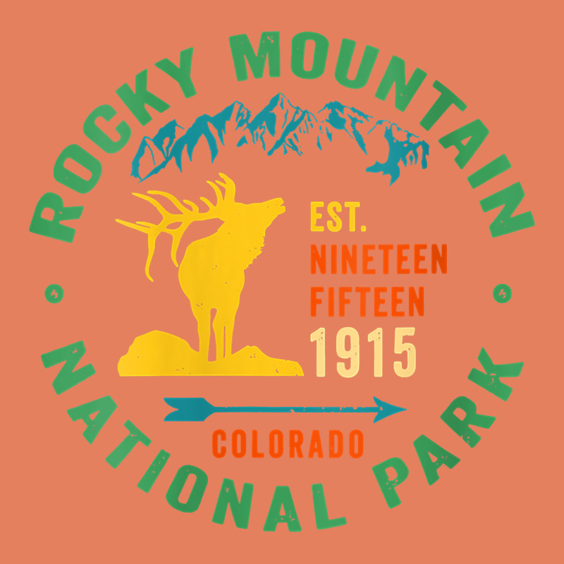 Womens Rocky Mountain National Park Hiking Travel Souvenir Novelty V N Classic Tee by trangStudio | Teevron