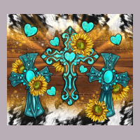 Western Crosses And Sunflowers Vintage Tee | Teevron