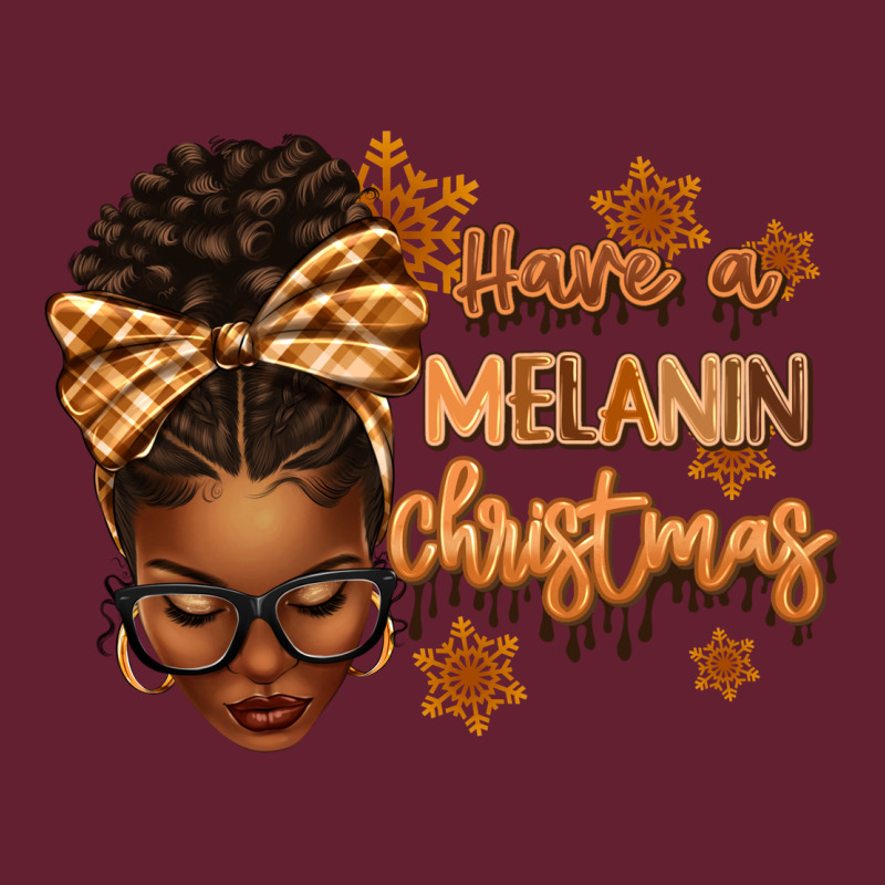 Have A Melanin Christmas Afro Woman Classic Tee by texasbilliewilder | Teevron
