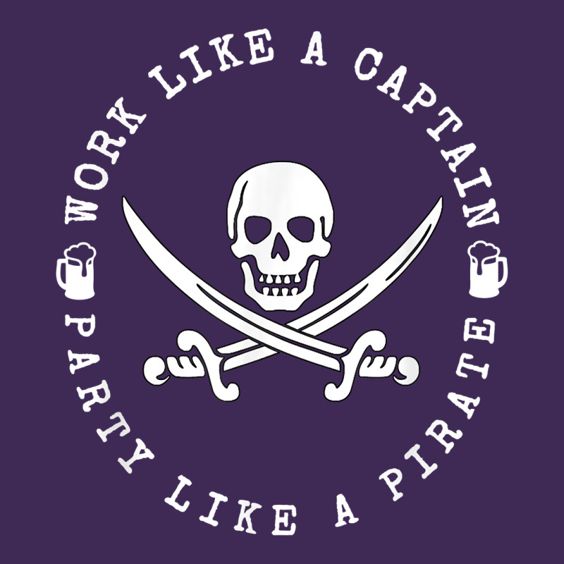 Work Like A Captain Party Like A Pirate Premium Hoodie by FloraArt | Teevron
