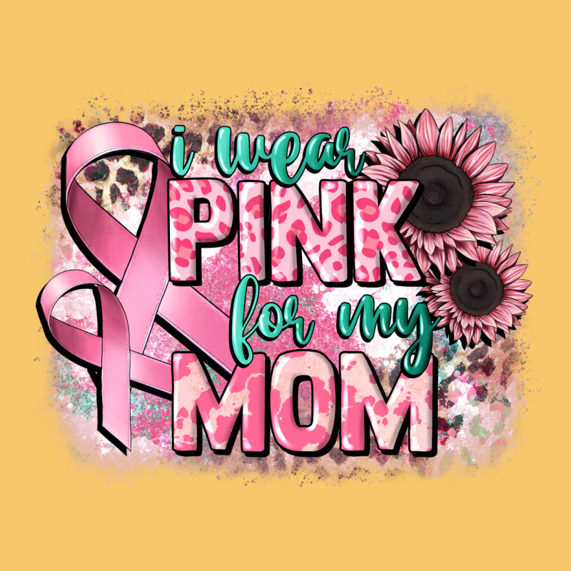 I Wear Pink For My Mom Vintage Hoodie by CowGirlArtShop | Teevron
