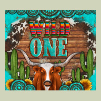 Wild One Longhorn Gemstones Cactus And Sunflowers Heavyweight Hoodie | Teevron