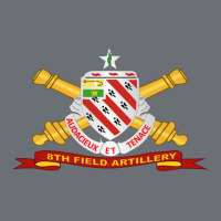 8th Field Artillery W Br   Ribbon 8th Field Artillery W Br Ribbon Premium Hoodie | Teevron