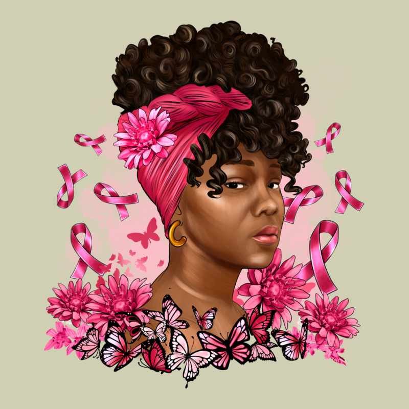 Breast Cancer Afro Woman Heavy Core Tee by Artiststas | Teevron