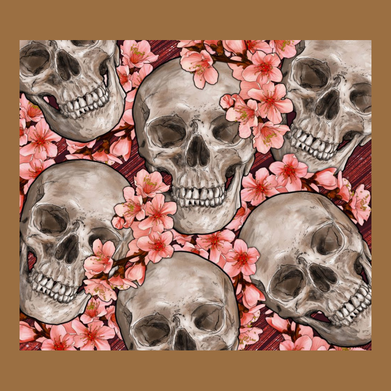 Skulls And Flowers Vintage Tee by TumblerDesignByShophia | Teevron