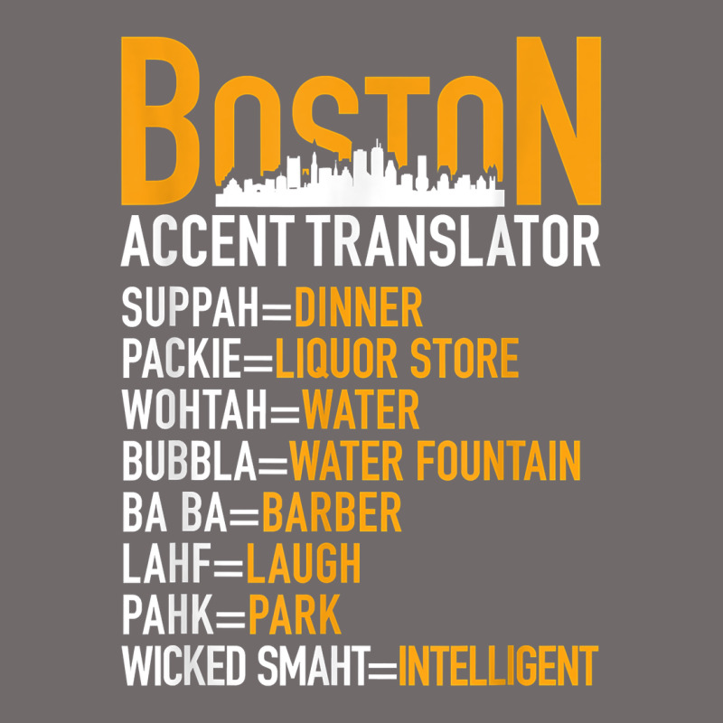 Wicked Smaht Boston Accent Translator Bostonians Gifts Shirt Urban Heavy Tee by FloraArt | Teevron