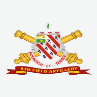 8th Field Artillery W Br   Ribbon 8th Field Artillery W Br Ribbon Urban Heavy Tee | Teevron