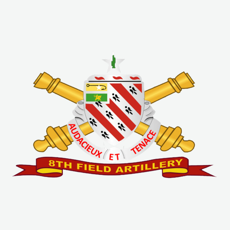 8th Field Artillery W Br   Ribbon 8th Field Artillery W Br Ribbon Urban Heavy Tee by ArtMosaic | Teevron