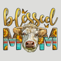 Western Blessed Mom Charolais Bull Zipper Hoodie | Teevron
