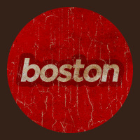 Boston   Simple Red Circle Vintage Heavy Core Tee | Teevron