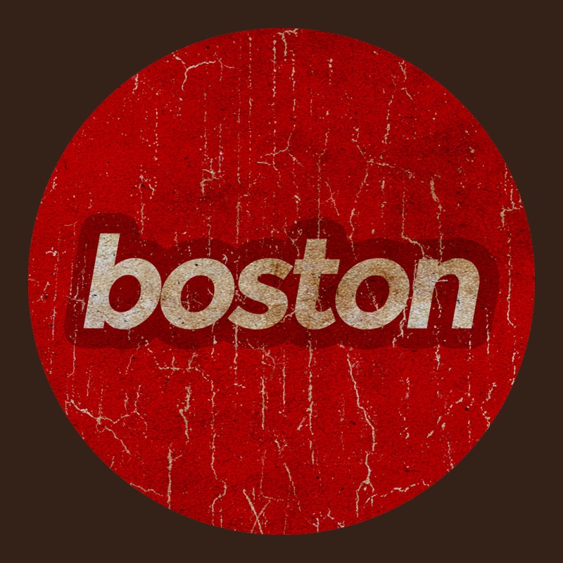 Boston   Simple Red Circle Vintage Heavy Core Tee by FloraArt | Teevron