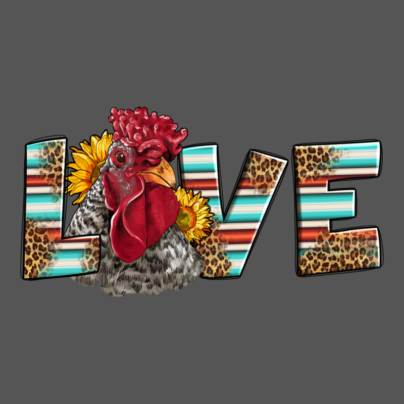 Love Rooster Head Zipper Hoodie by LillyAllenDesigns | Teevron