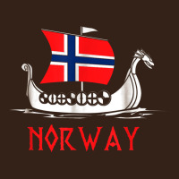 Boat Norwegian Flag Norway Viking Ship Norway Heavy Core Tee | Teevron