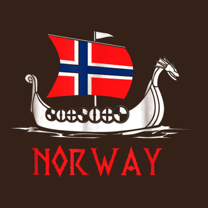 Boat Norwegian Flag Norway Viking Ship Norway Heavy Core Tee by FloraArt | Teevron