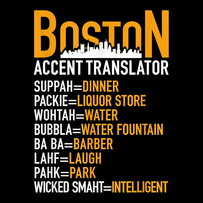 Wicked Smaht Boston Accent Translator Bostonians Gifts Shirt Heavy Core Tee by FloraArt | Teevron