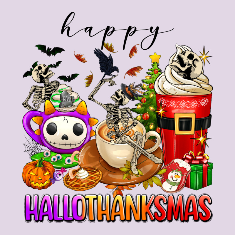 Happy Hallothanksmas Skeleton Coffee Cups Classic Tee by texasbilliewilder | Teevron