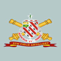8th Field Artillery W Br   Ribbon 8th Field Artillery W Br Ribbon Heavy Core Tee | Teevron