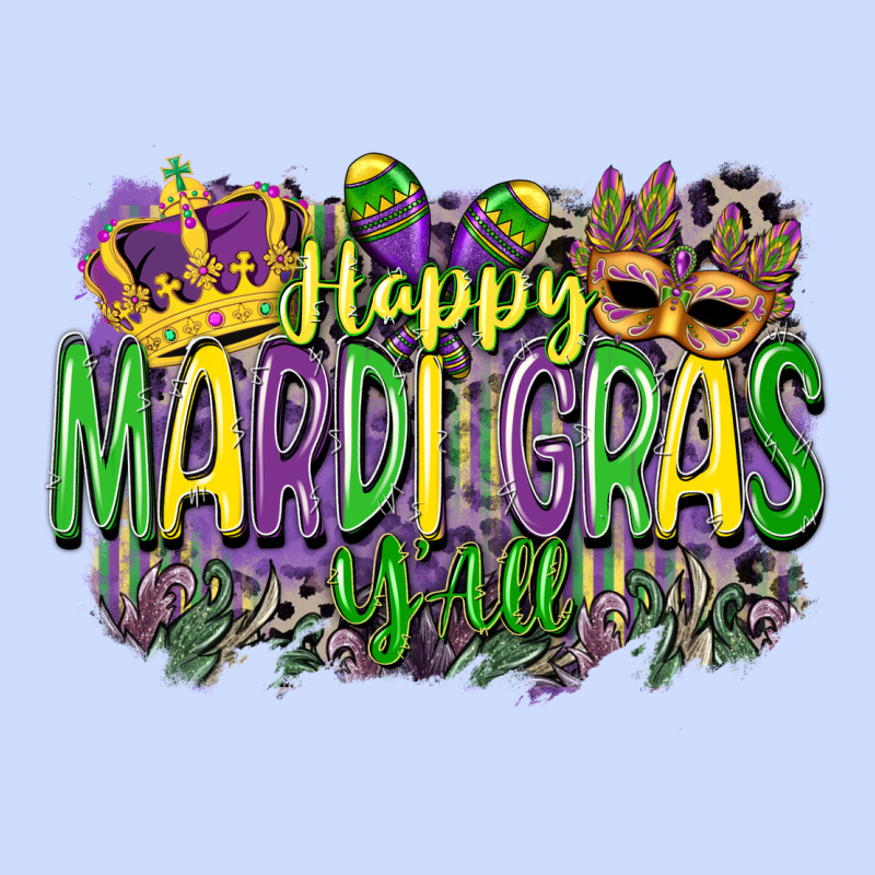 Happy Mardi Gras Yall Urban Heavy Tee by CowGirlArtShop | Teevron