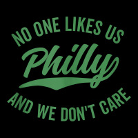 Philly No One Likes Us And We Don't Care Green Text Tank Top Heavy Core Tee | Teevron