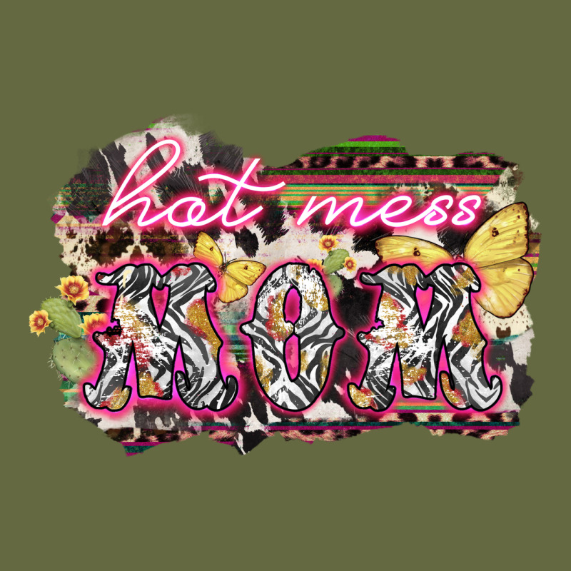 Hot Mess Mom Mother's Day Long Sleeve Tee by HowdyJamesFarm | Teevron