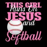 This Girl Jesus And Softball Ladies Tee | Teevron