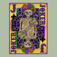 Joker Mardi Gras Skeleton Urban Heavy Tee | Teevron