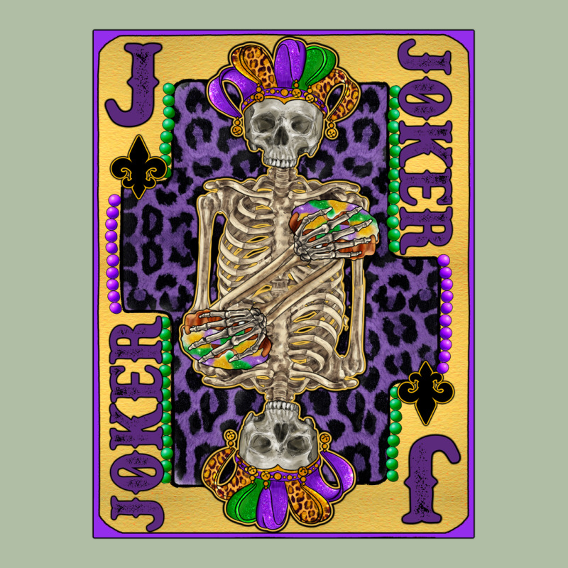 Joker Mardi Gras Skeleton Urban Heavy Tee by CowGirlArtShop | Teevron