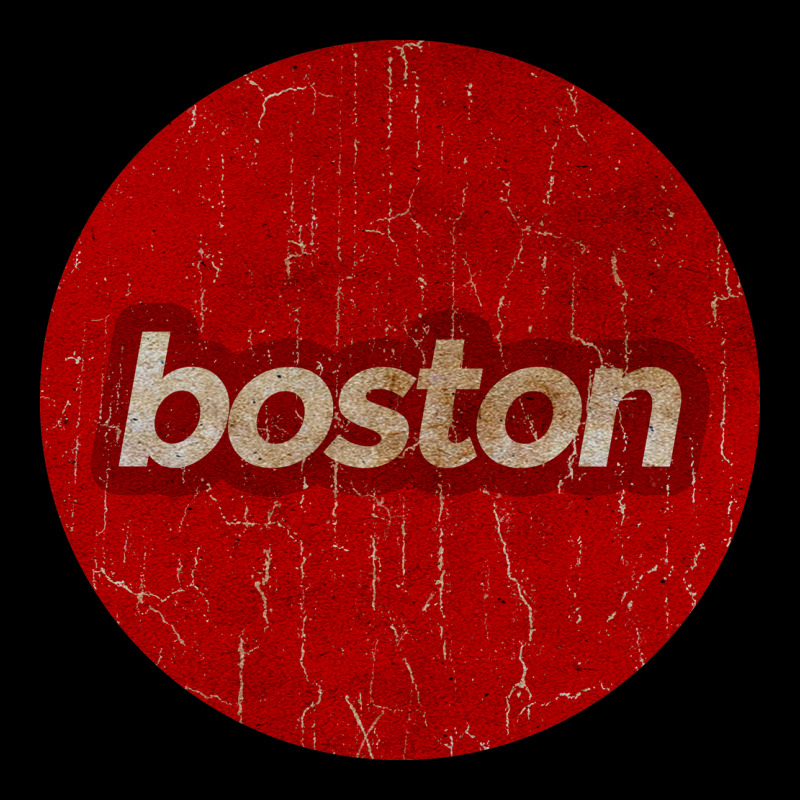 Boston   Simple Red Circle Vintage Premium Tee by FloraArt | Teevron