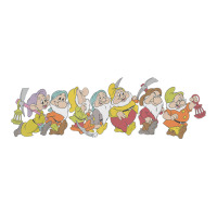 Snow White And The Seven Dwarfs Marching In Line | Teevron