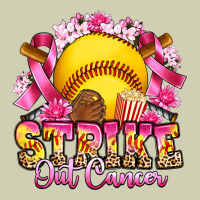 Strike Out Cancer Softball Heavy Core Tee | Teevron