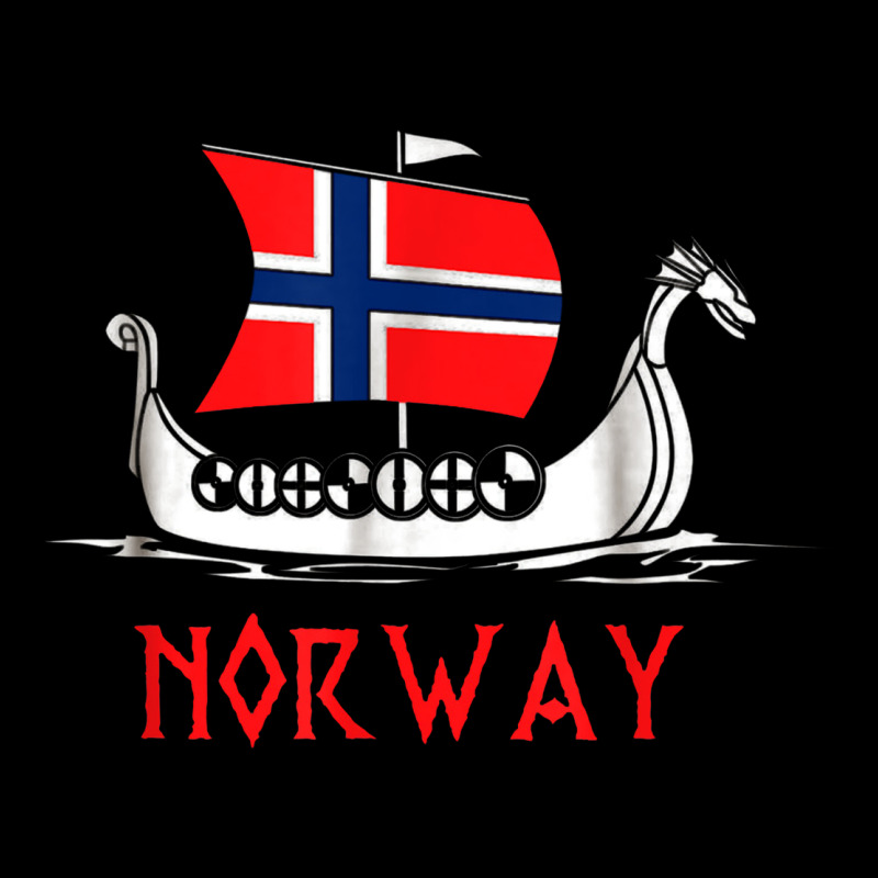 Boat Norwegian Flag Norway Viking Ship Norway Premium Tee by FloraArt | Teevron