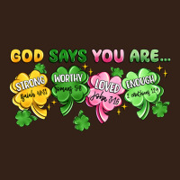 St. Patrick's Day God Says You Are Heavy Core Tee | Teevron