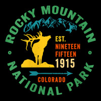 Womens Rocky Mountain National Park Hiking Travel Souvenir Novelty V N Premium Tee | Teevron