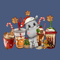 Hippopotamus Coffee Cups Christmas Vintage Hoodie | Teevron