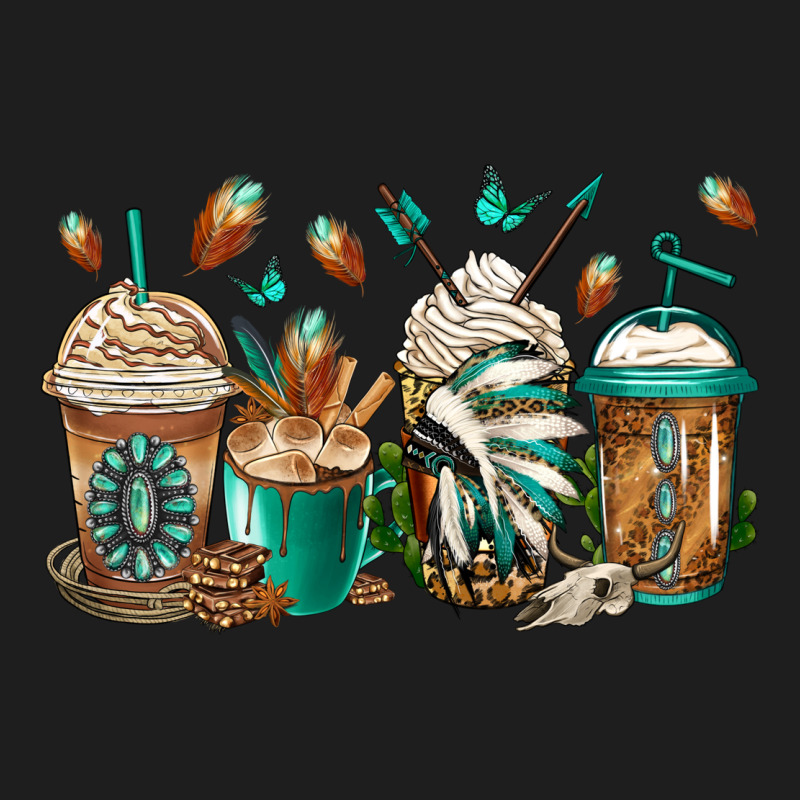Indian Headdress Coffee Cups Classic Tee by Jasminsmagicworld | Teevron