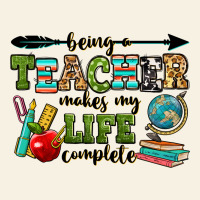 Being A Teacher Makes My Life Complete Vintage Tee | Teevron