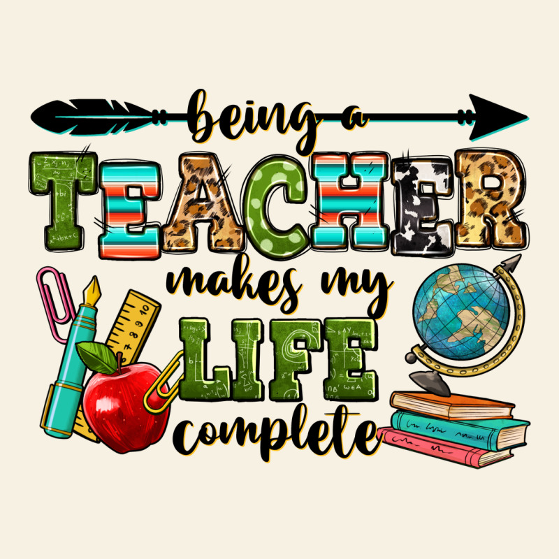 Being A Teacher Makes My Life Complete Vintage Tee by RanaPortraitStore | Teevron