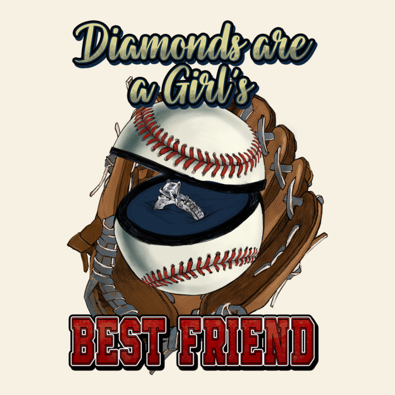 Diamonds Are A Girl's Best Friend Baseball Vintage Tee by HowdyJamesFarm | Teevron