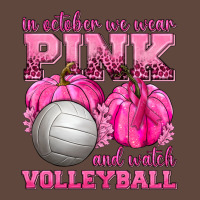 In October We Wear Pink And Watch Volleyball Classic Tee | Teevron