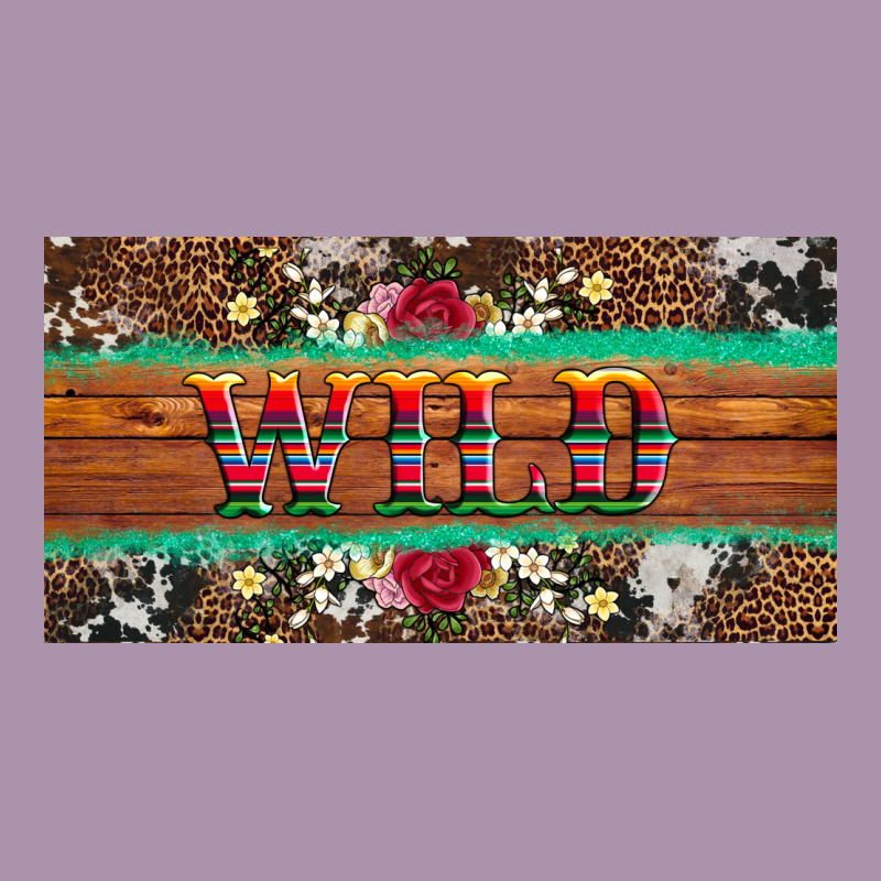 Western Wild And Floral Leopard  Cowhide Licanse Plate Heavyweight Hoodie by Artiststas | Teevron