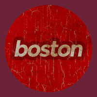 Boston   Simple Red Circle Vintage Long Sleeve Tee | Teevron