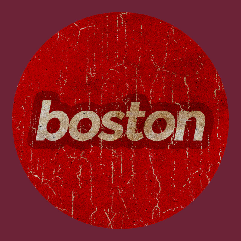Boston   Simple Red Circle Vintage Long Sleeve Tee by FloraArt | Teevron