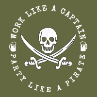 Work Like A Captain Party Like A Pirate Long Sleeve Tee | Teevron