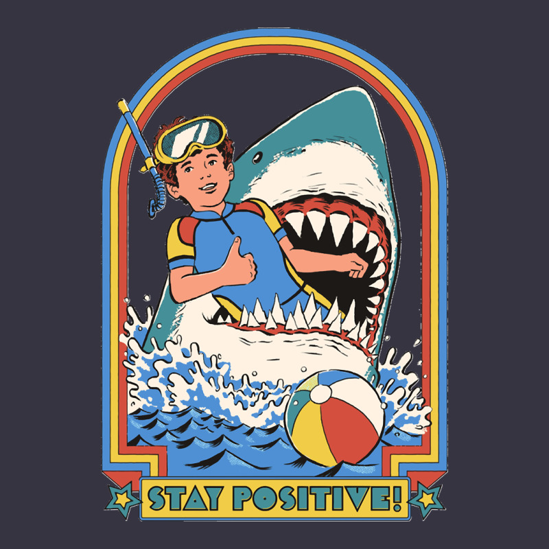Stay Positive Classic Vintage Hoodie by FloraArt | Teevron